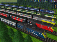intercity train variations in train game RtR