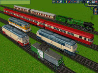 different engine models in train game RtR
